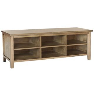 Safavieh Sadie Oak Finish Low Bookshelf