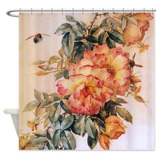  Pale Orange Roses Shower Curtain  Use code FREECART at Checkout
