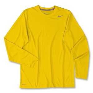 Nike Legend Long Sleeve Poly Top (Gold)