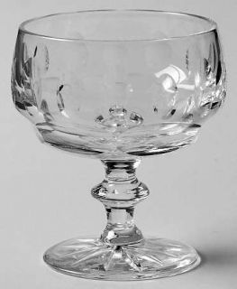 Kosta Boda Mona Cordial Glass   Clear,Vertical&Oval Cut, No Trim