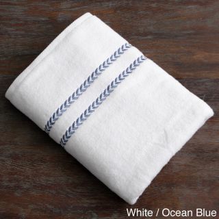 Lenox Pearl Essence Pima Cotton Blend Bath Towel (set Of 3)