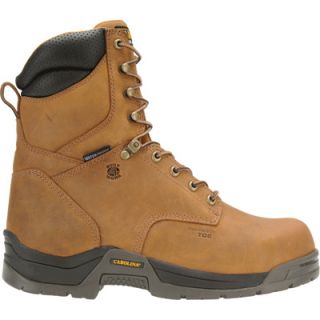 Carolina 8in. Waterproof Composite Safety Toe EH Work Boot   Copper, Size 14,