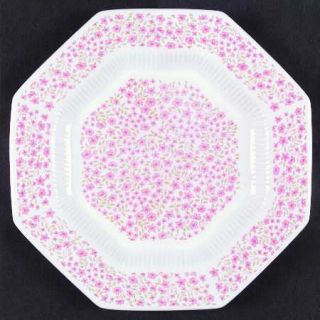 Independence Mary Jane Dinner Plate, Fine China Dinnerware   Pink Flowers, Green