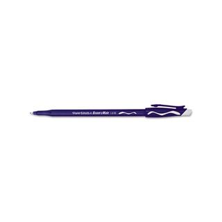 Eraser Mate Eraseable Blue Ballpoint Stick Pens (pack Of 12)