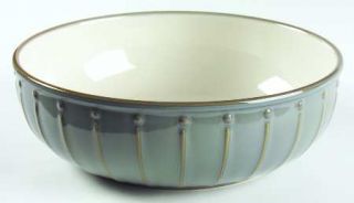 Dansk Reactic Slate (Gray) 10 Round Vegetable Bowl, Fine China Dinnerware   Emb