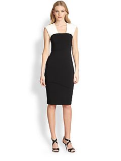 Raoul Cara Contour Dress   Black Ivory