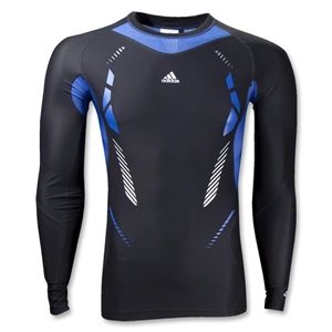 adidas TechFit Recovery Long Sleeve Top (Black)