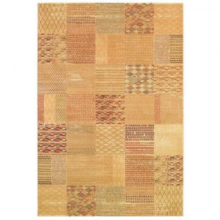 Cadence Medley/ Cream ruby Power loomed Area Rug (710 X 109) (CreamSecondary Colors Ivory, Navy, Ruby, Sage Grey, SalmonPattern Square PatchesTip We recommend the use of a non skid pad to keep the rug in place on smooth surfaces.All rug sizes are appro