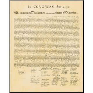 Art   Declaration of Independence Mounted Print