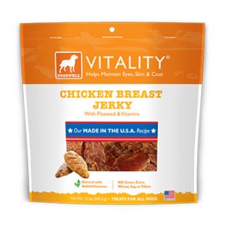 Vitality Chicken Breast Jerky Dog Treats, 12 oz.