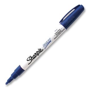Sharpie Oil based Paint Blue Fine Point Marker (BlueModel SAN35537Quantity One (1) marker )