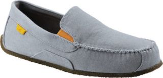 Mens Sperry Top Sider Shore Leave Canvas   Grey Canvas Moc Toe Shoes