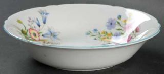 Shelley Wild Flowers (Gainsborough) Coupe Cereal Bowl, Fine China Dinnerware   F