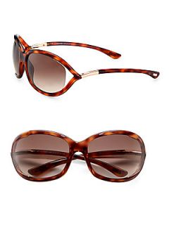 Tom Ford Eyewear Jennifer Oval Sunglasses/Havana   Dark Havana