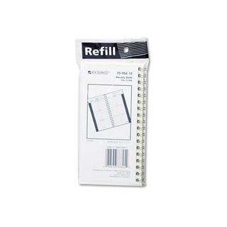 At a glance Recycled Weekly Appointment Book Refill (White Weight 2 oucnes Pack of One (1) Dimensions 6.25 inches high x 3.25 inches wide )