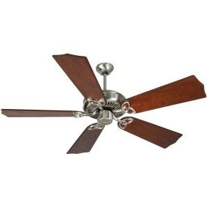 Craftmade CRA K10988 CXL 56 Ceiling Fan with Custom Carved Traditional Mahogany