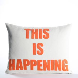 Alexandra Ferguson This Is Happening Pillow TIH 148 Color Stone / Red