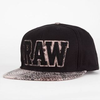 Raw Mens Strapback Hat Black Combo One Size For Men 213984149