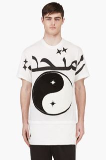 Ktz White Oversize Terry Yin_yang T_shirt