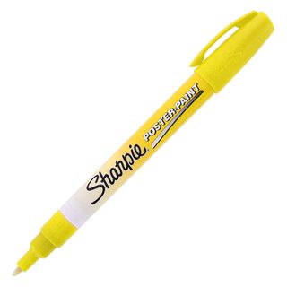 Sharpie Poster paint Fine point Yellow Markers (pack Of 12)