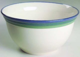 Pfaltzgraff Ocean Breeze  Mixing Bowl, Fine China Dinnerware   Blue, Teal, Green