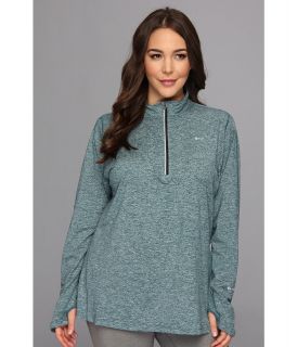 Nike Extended Element Half Zip Womens Long Sleeve Pullover (Blue)