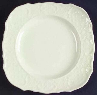 Canonsburg American Traditional Square Salad Plate, Fine China Dinnerware   Off