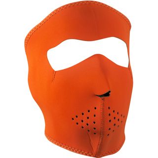 Zan Headgear Neoprene Orange Face Mask