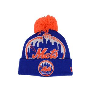 New York Mets New Era MLB Junior Woven Biggie Knit
