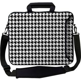 17 Executive Laptop Sleeve Hounds Tooth   Designer Sleeves Lap