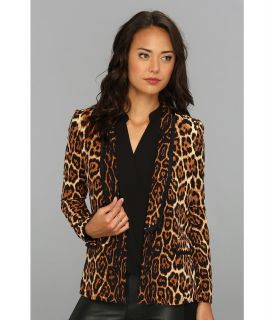 Juicy Couture Flowing Leopard Blazer Womens Jacket (Animal Print)