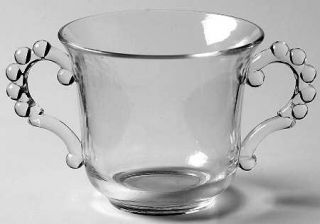 Imperial Glass Ohio Candlewick Clear (Stem #3400) Open Sugar   Clear, Stem #3400