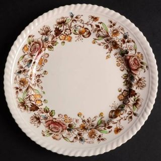 Johnson Brothers Margaret Rose Brown/Multicolor Salad Plate, Fine China Dinnerwa