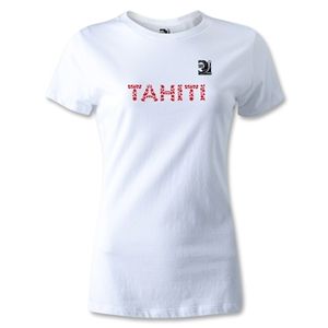 FIFA Confederations Cup 2013 Womens Tahiti T Shirt (White)