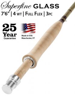 Superfine Glass 4 weight 76 Fly Rod