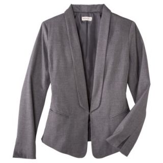 Merona Womens Doubleweave Jacket   Heather Grey   XL
