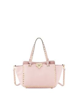 Rockstud Mini Tote Bag, Light Pink   Valentino