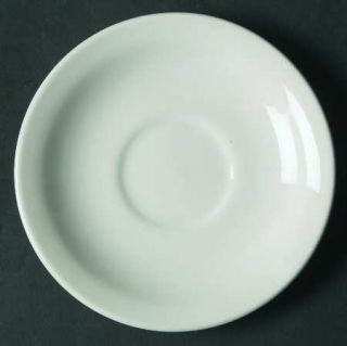 Johnson Brothers Cottage Saucer, Fine China Dinnerware   All White, Coupe, Smoot
