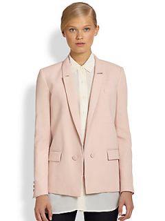 Rebecca Taylor Open Front Jacket   Nude