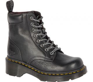 Womens Dr. Martens Dharma Plain Toe Boot   Black Polished Inuck Boots