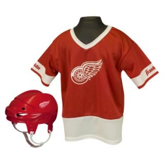 Franklin sports NHL Red Wings Kids Jersey/Helmet Set  OSFM ages 5 9