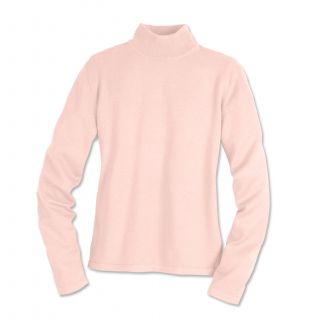 Cotton/Cashmere Mockneck Sweater / Cotton/Cashmere Mock neck Sweater, Cloud Pink, Medium