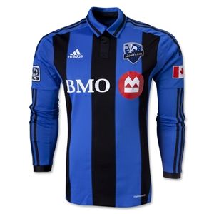 adidas Montreal Impact 2013 Authentic LS Third Soccer Jersey