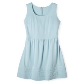 Merona Womens Plus Size Short Sleeve Ponte Dress   Blue 4X