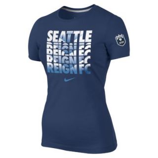Nike Seattle Reign FC Core (NWSL) Womens T Shirt   College Navy