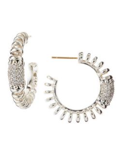 Pret a Porter Diamond Hoop Earrings