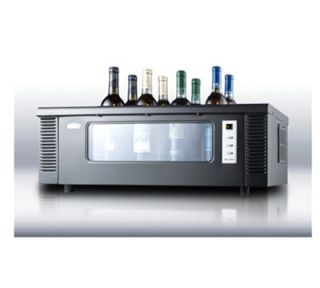 Summit Refrigeration Thermoelectric Wine Chiller w/ 8 Bottle Capacity & Digital Thermostat, Black