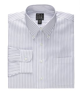 Traveler Tailored Fit Triple Stripe Buttondown Collar Dress Shirt by JoS. A. Ban
