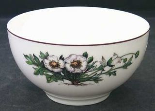 Villeroy & Boch Botanica Rice Bowl, Fine China Dinnerware   Various Flowers, Thi