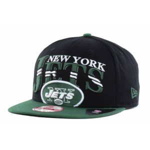 New York Jets New Era NFL Black Arch 9FIFTY Snapback Cap